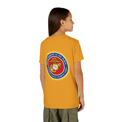 US Marine Corps Youth Unisex Short Sleeve Crewneck Tee