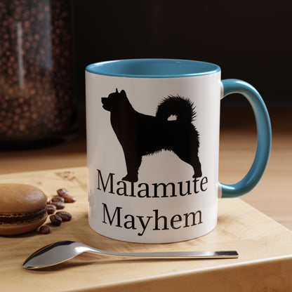 Malamute Mayhem 2-Tone Coffee Mug