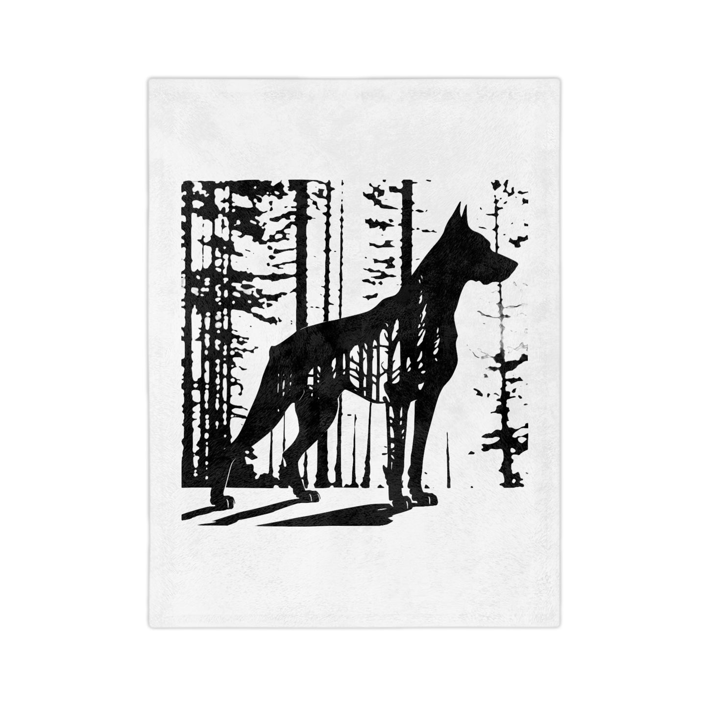 Guardian Of The Forest Velveteen Microfiber Blanket
