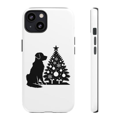Golden Christmas Tree iPhone Case
