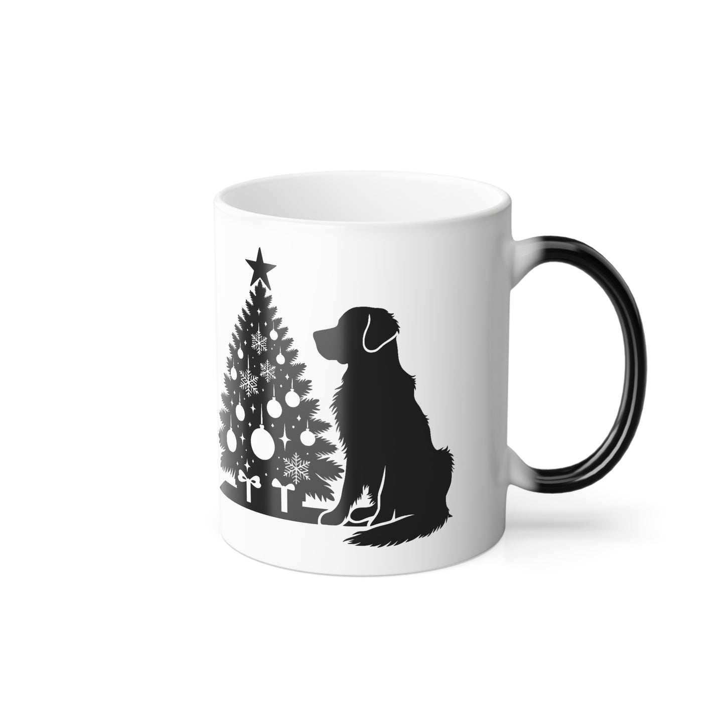 Golden Christmas Tree Color Changing Mug