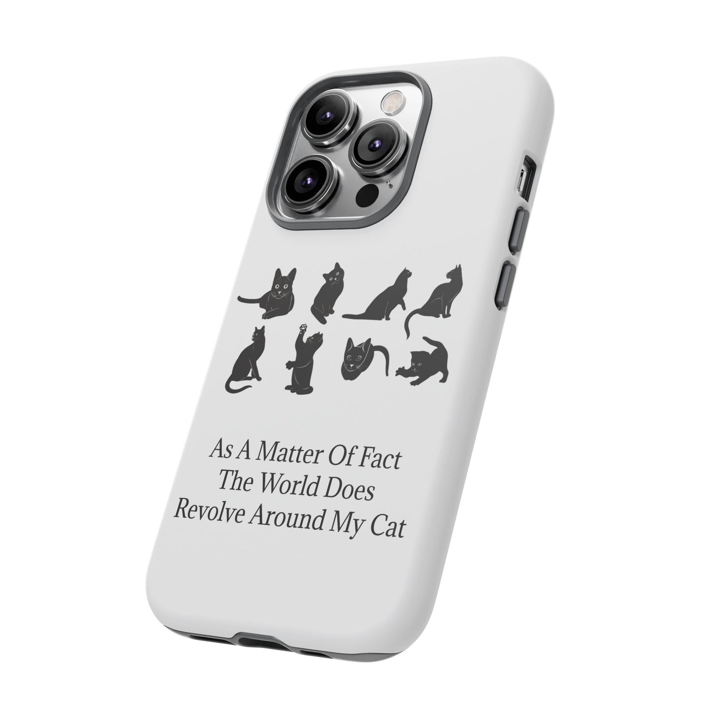 Matter Of Fact Cat iPhone Case