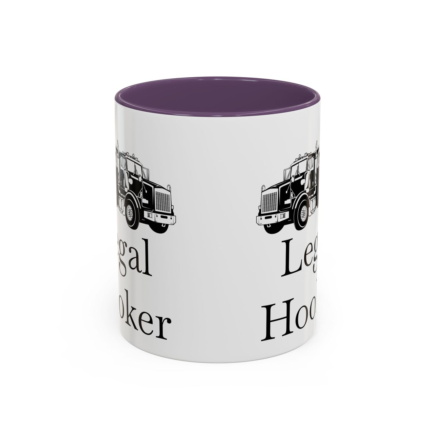 Legal H**ker Heavy Tow Truck 2-Tone Coffee Mug