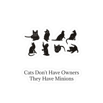 Cat Minions Vinyl Decal