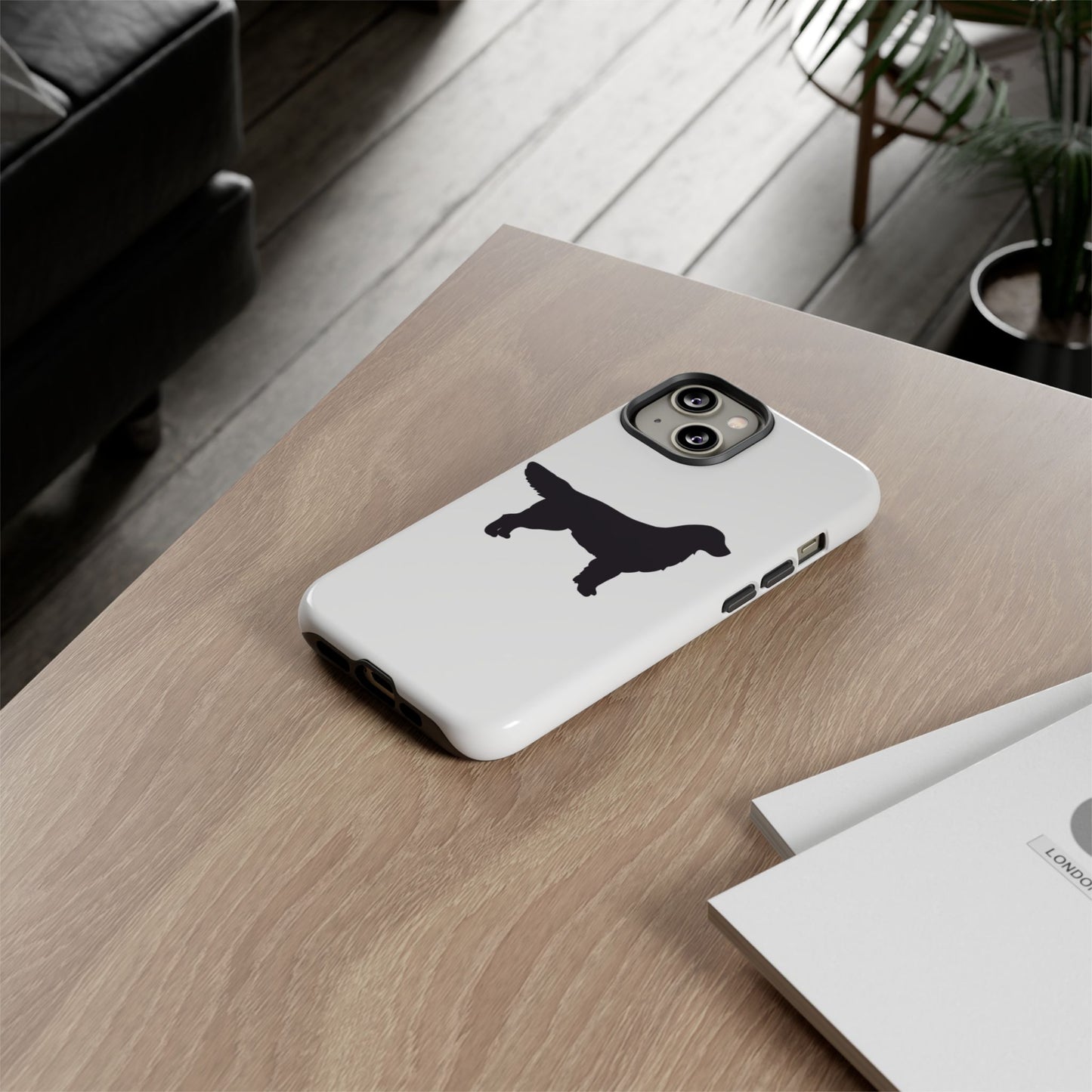 Golden Silhouette iPhone Case