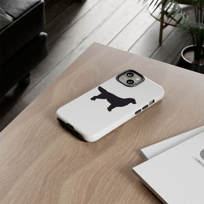 Golden Silhouette iPhone Case
