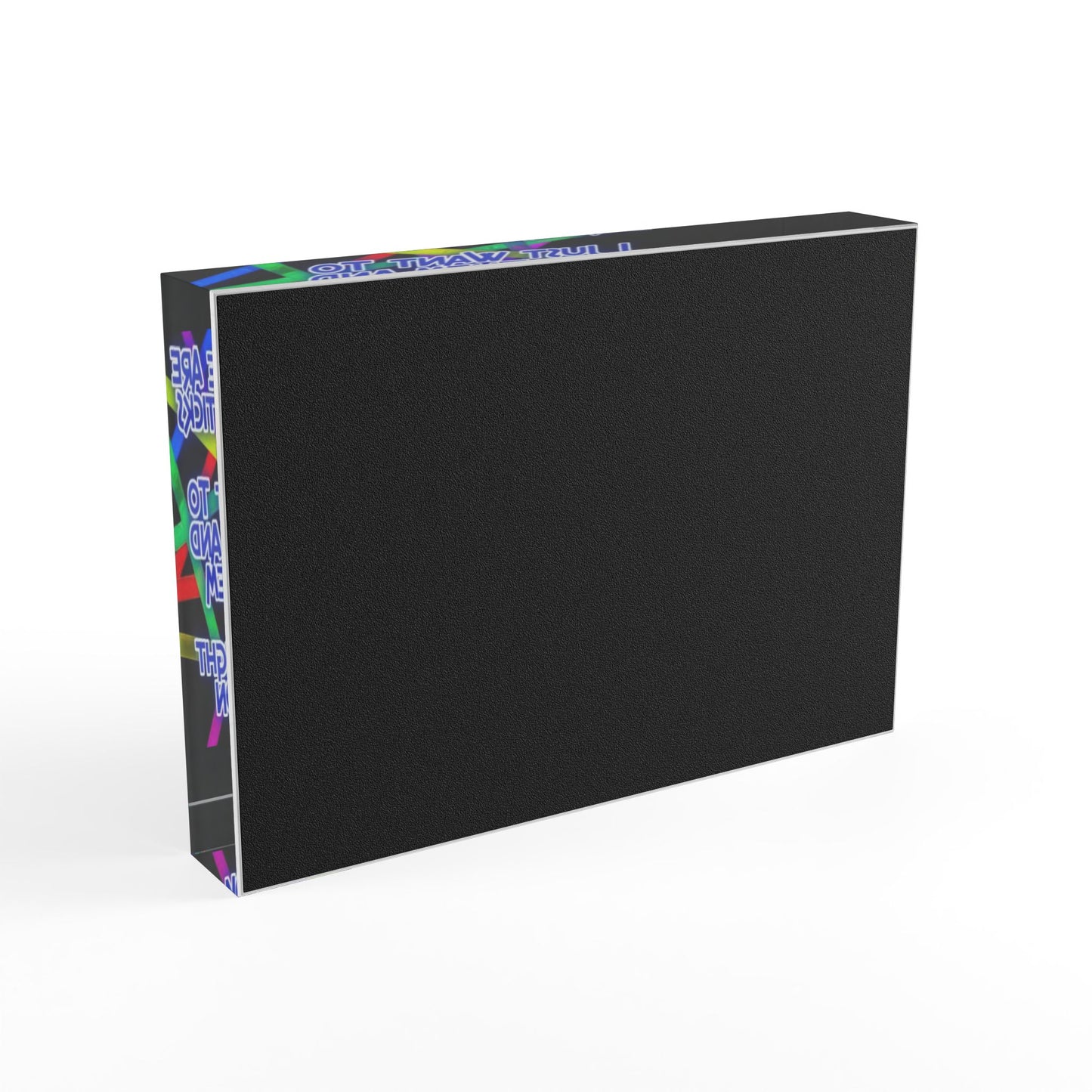 Glow Sticks Acrylic Photo Block