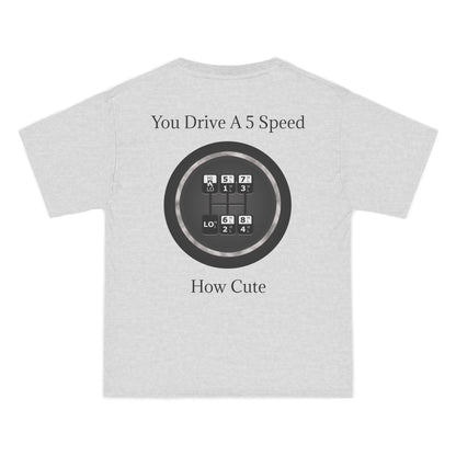 5 Speed How Cute Men's Short-Sleeve Crewneck Tee