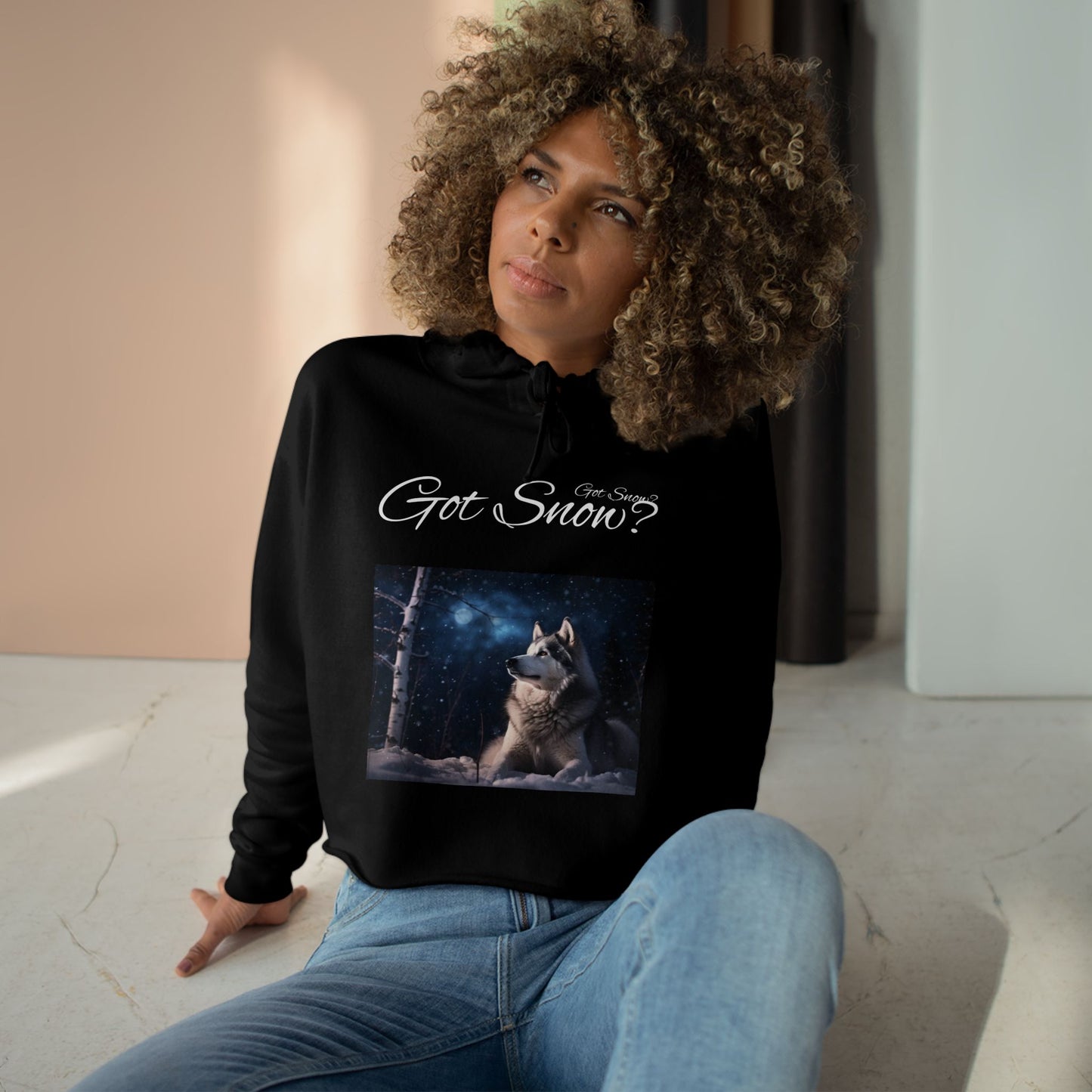 Got Snow? Women's Crop Hoodie