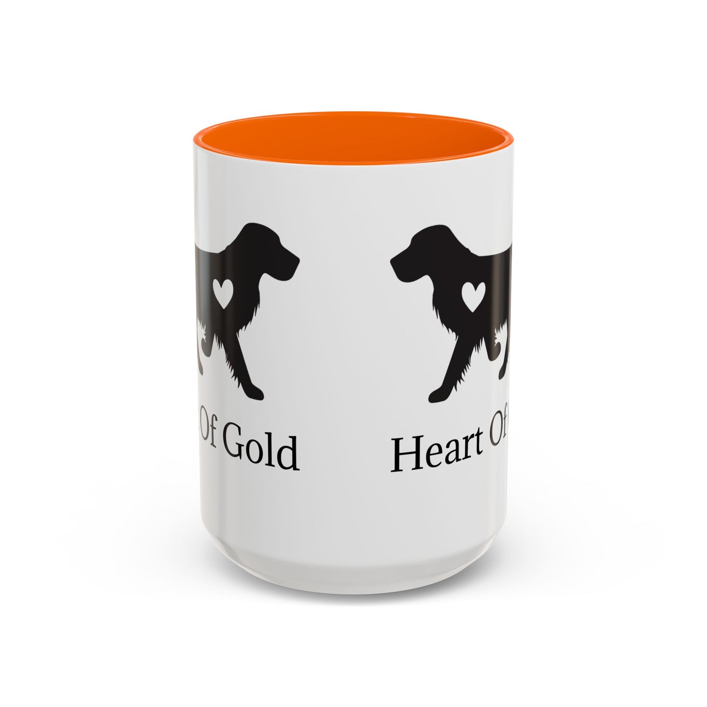 Heart Of Gold 2-Tone Coffee Mug