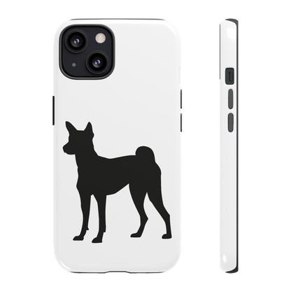 Basenji Silhouette iPhone Case
