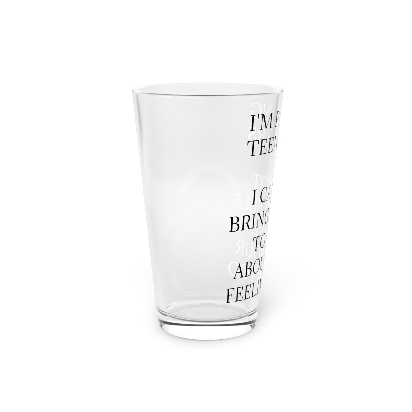 Raising Teenagers Drinking Glass