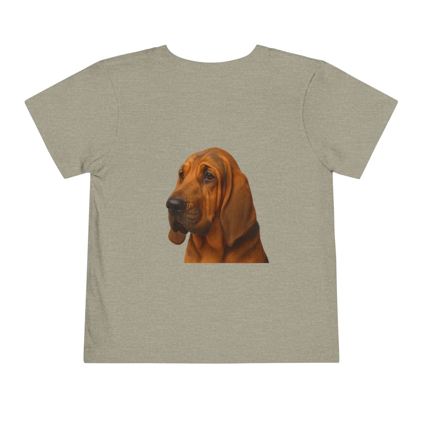 Bloodhound Head Toddler Unisex Short Sleeve Crewneck Tee