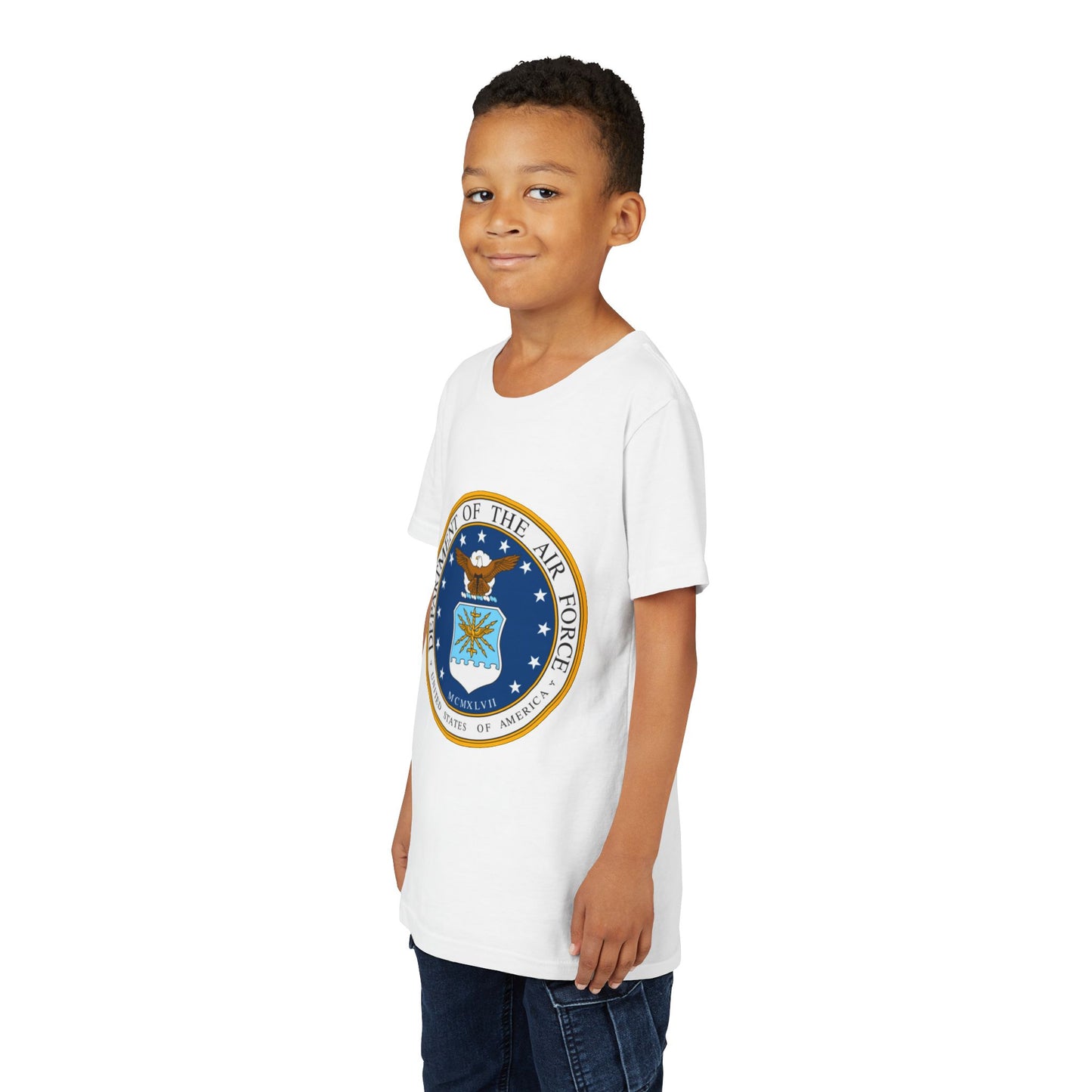 US Air Force Youth Unisex Short Sleeve Crewneck Tee