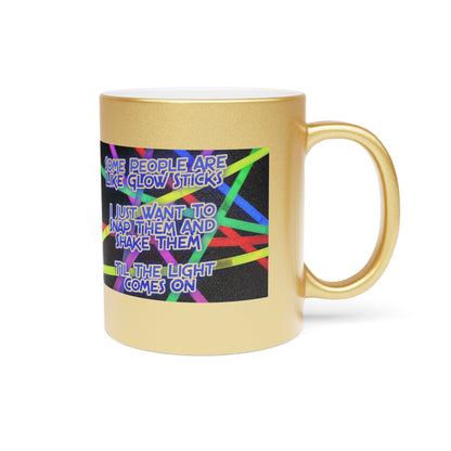 Glow Sticks Metallic Coffee Mug