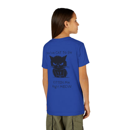 Kitten Me Youth Unisex Short Sleeve Crewneck Tee