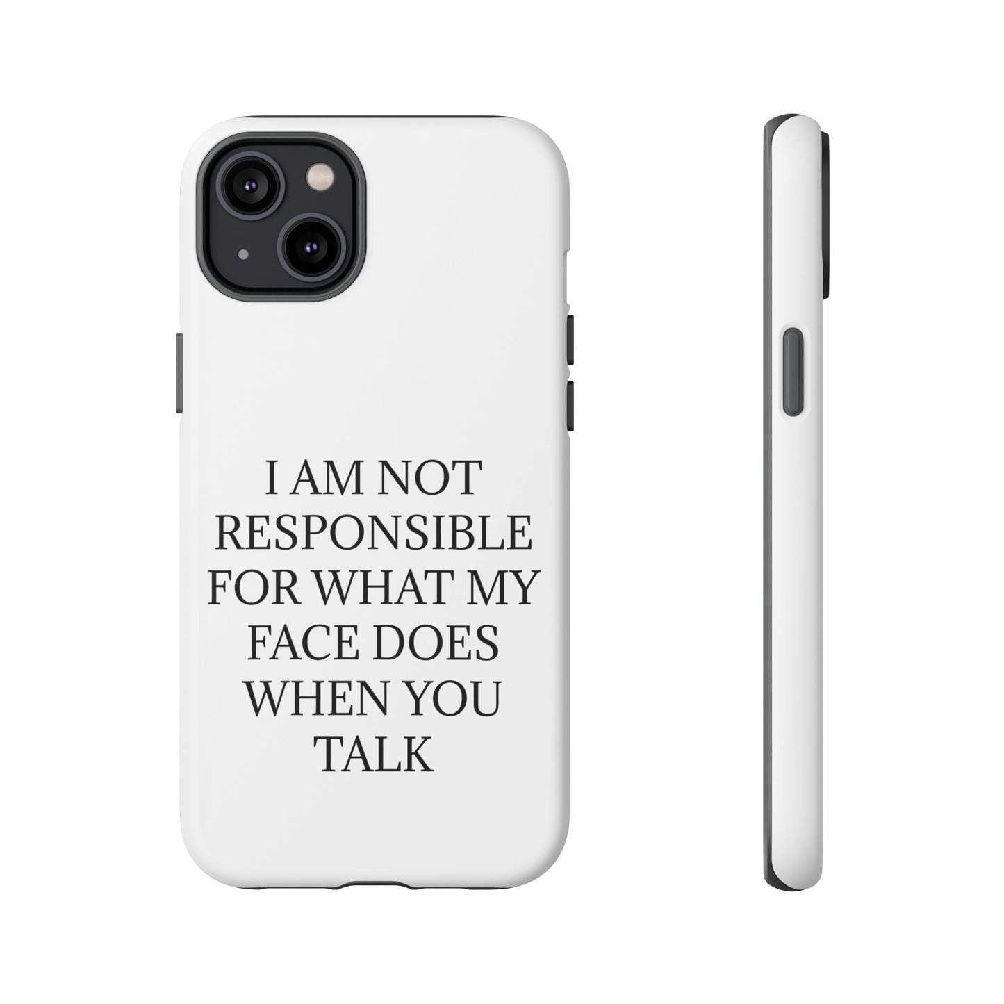 When You Talk iPhone Case