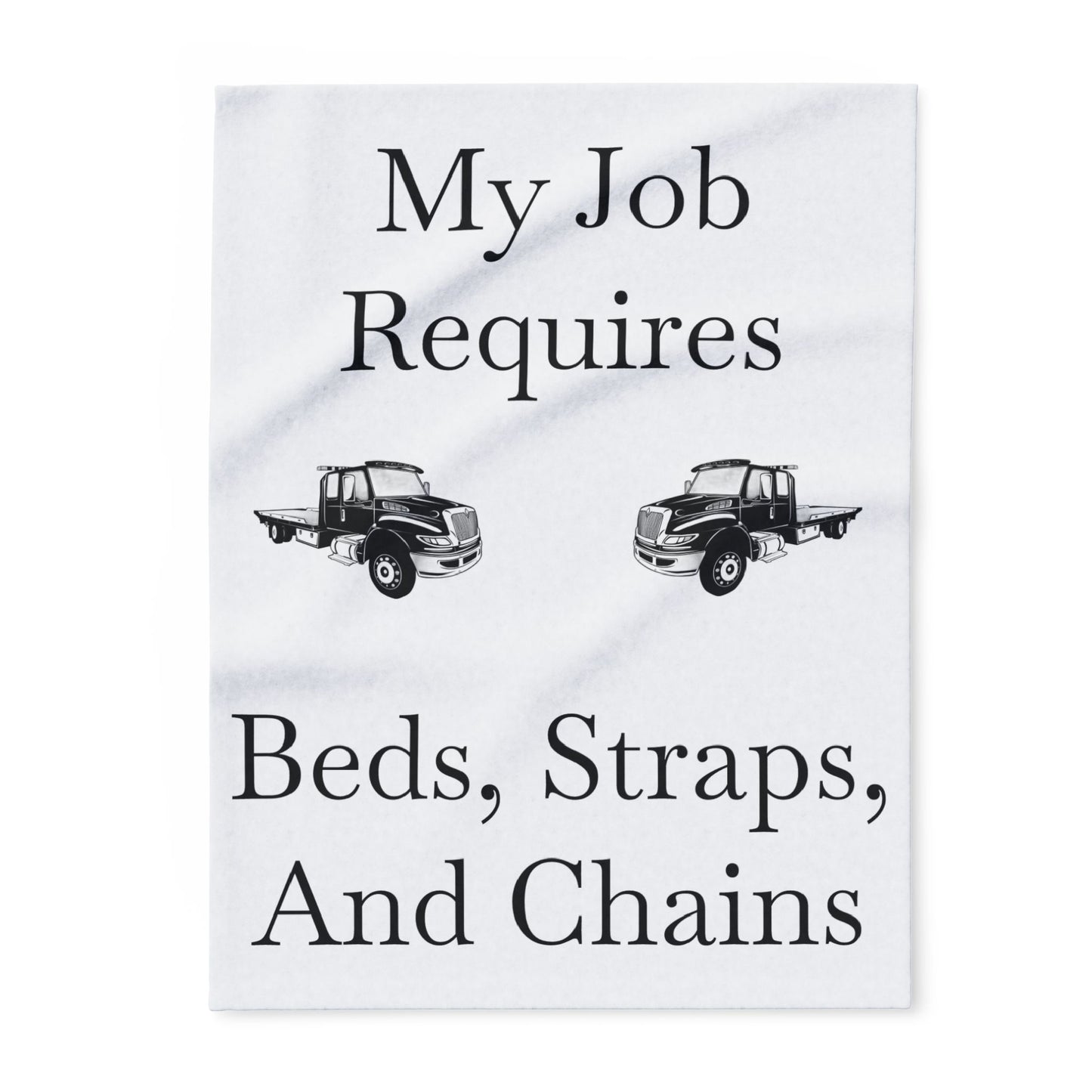 Beds, Straps, And Chains Arctic Fleece Blanket
