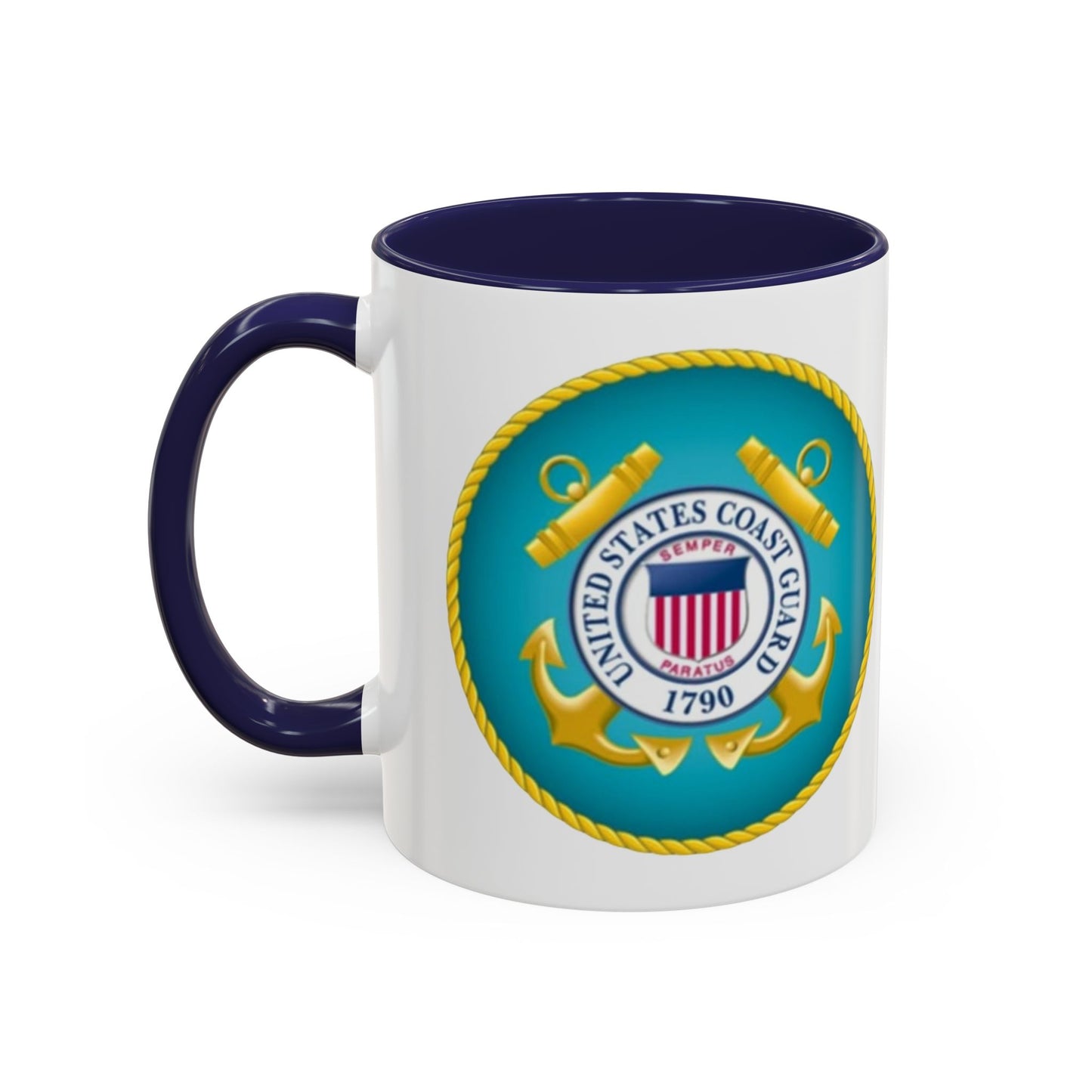 US Coast Guard 2-Tone Coffee Mug