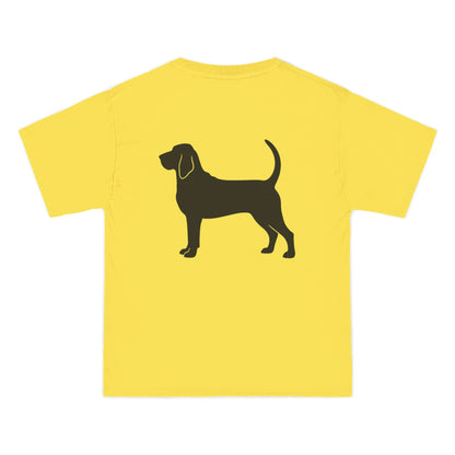 Bloodhound Silhouette Men's Short-Sleeve Crewneck Tee
