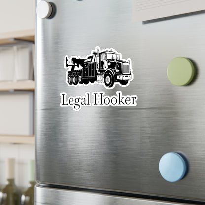 Legal H**ker Heavy Tow Truck Vinyl Decal