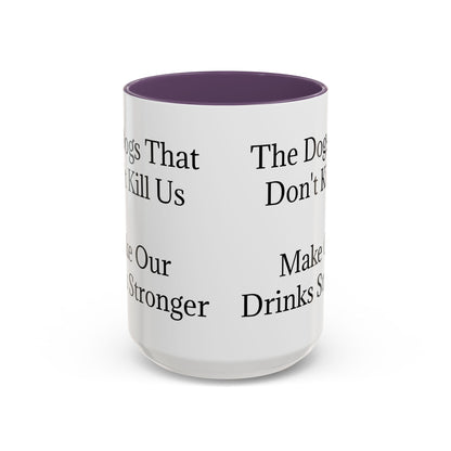 Drinks Stronger 2-Tone Coffee Mug