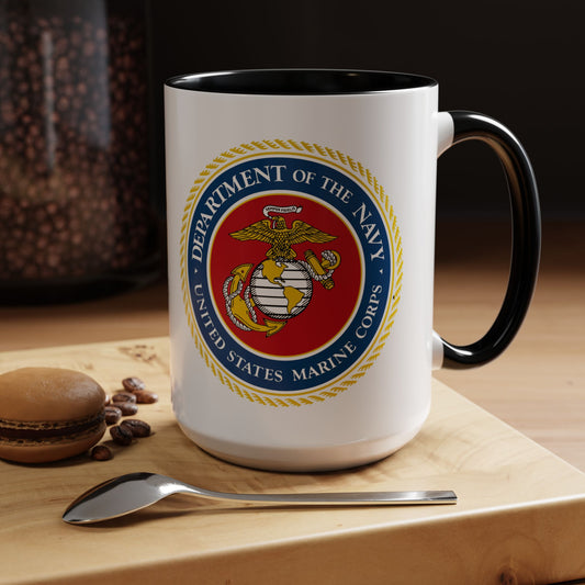 US Marine Corps 2-Tone Coffee Mug