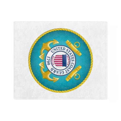US Coast Guard Velveteen Microfiber Blanket