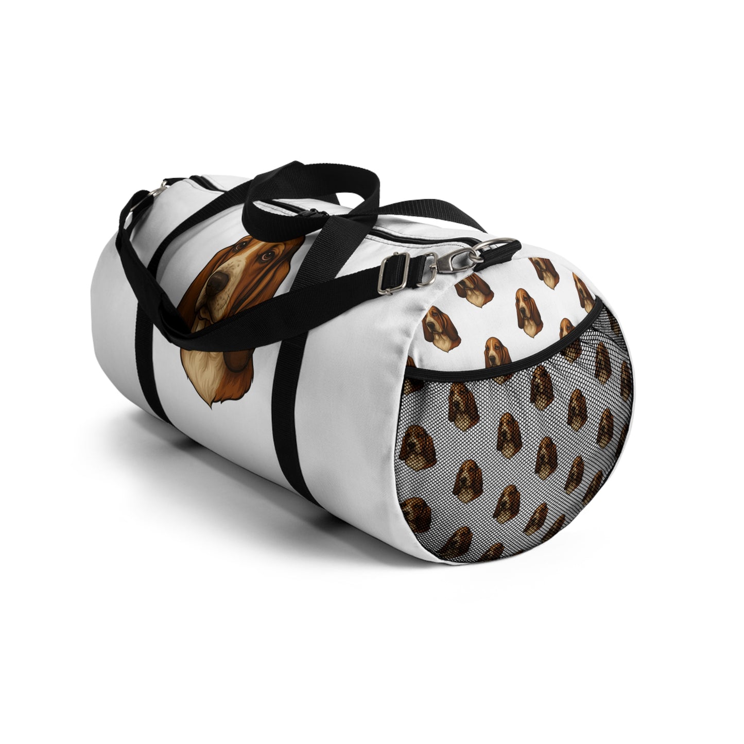 Basset Hound Head Duffel Bag