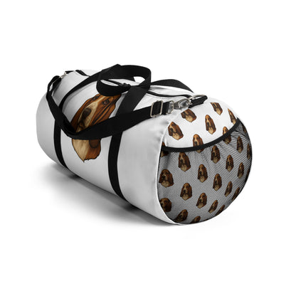 Basset Hound Head Duffel Bag