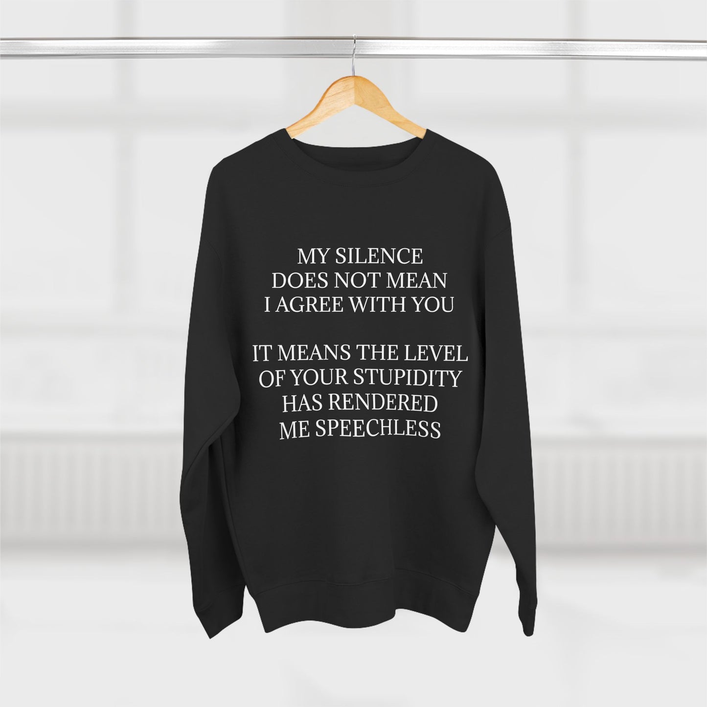 Speechless Unisex Crewneck Sweatshirt