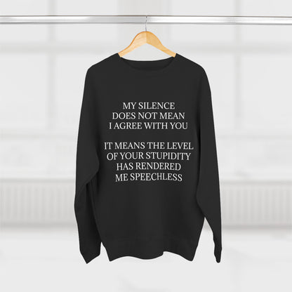 Speechless Unisex Crewneck Sweatshirt