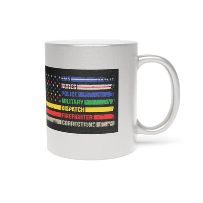 First Responder Metallic Coffee Mug