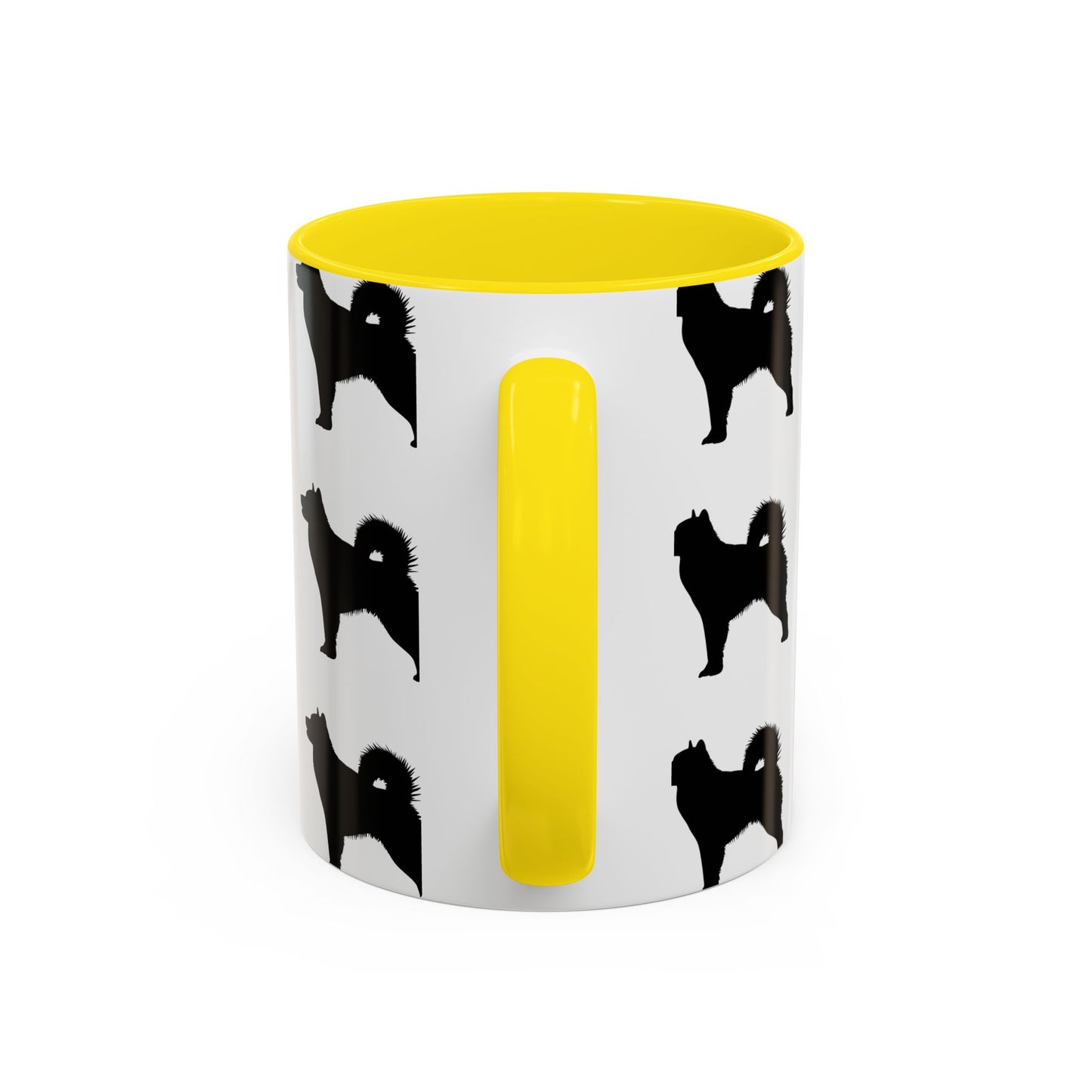 Malamute Silhouette 2-Tone Coffee Mug