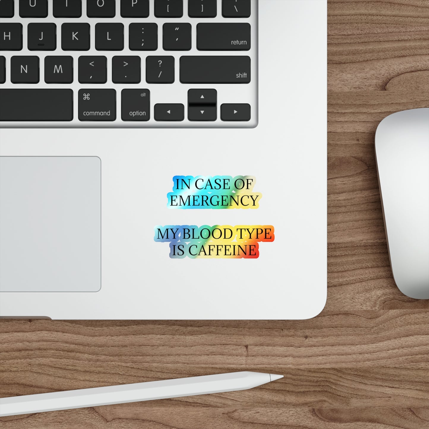Blood Type Holographic Sticker