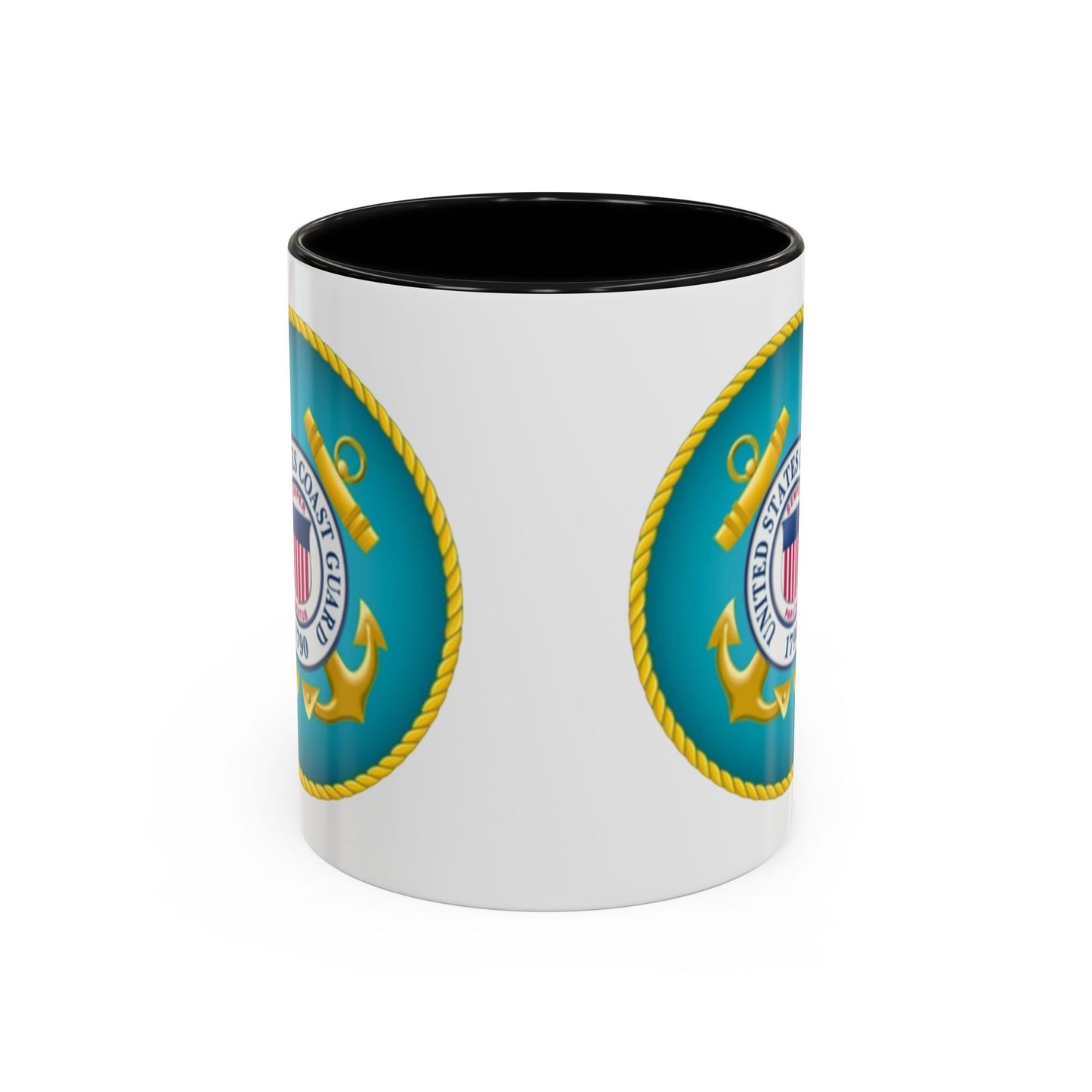 US Coast Guard 2-Tone Coffee Mug