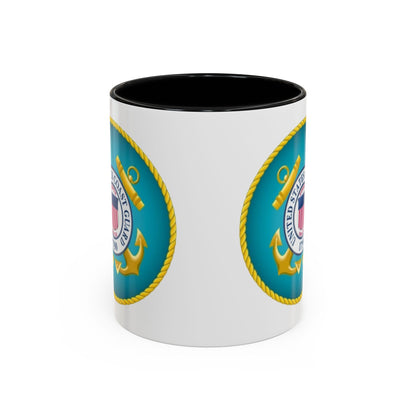 US Coast Guard 2-Tone Coffee Mug