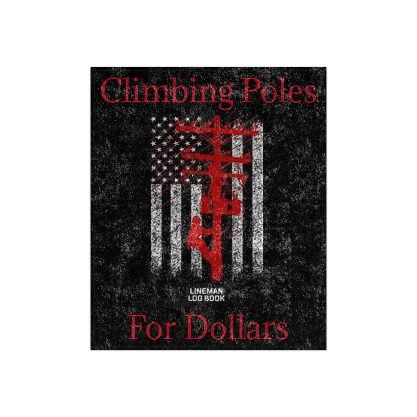 Climbing Poles Crushed Velvet Blanket