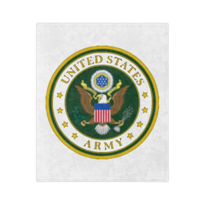 US Army Velveteen Microfiber Blanket