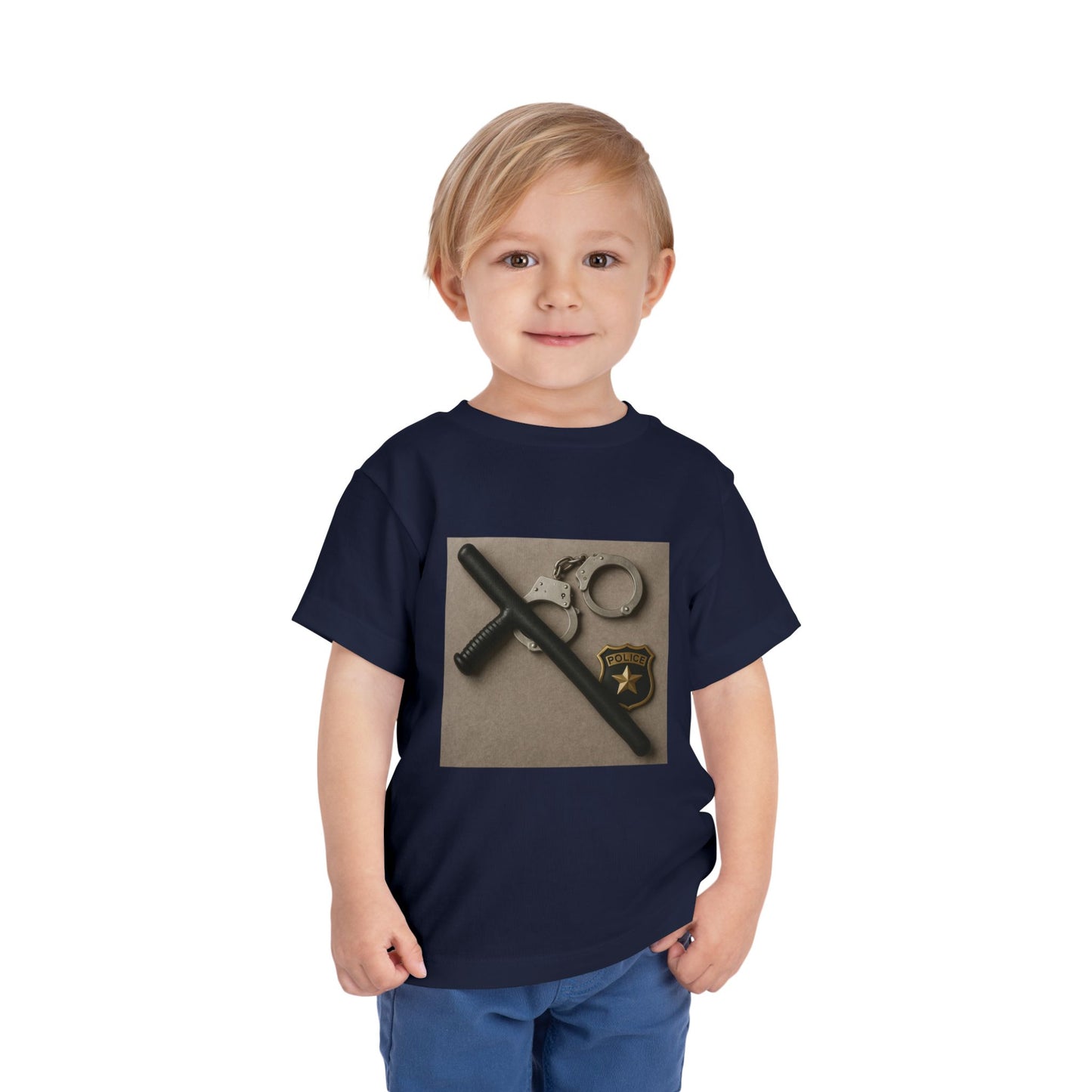 Law Enforcement Appreciation Toddler Unisex Short Sleeve Crewneck Tee