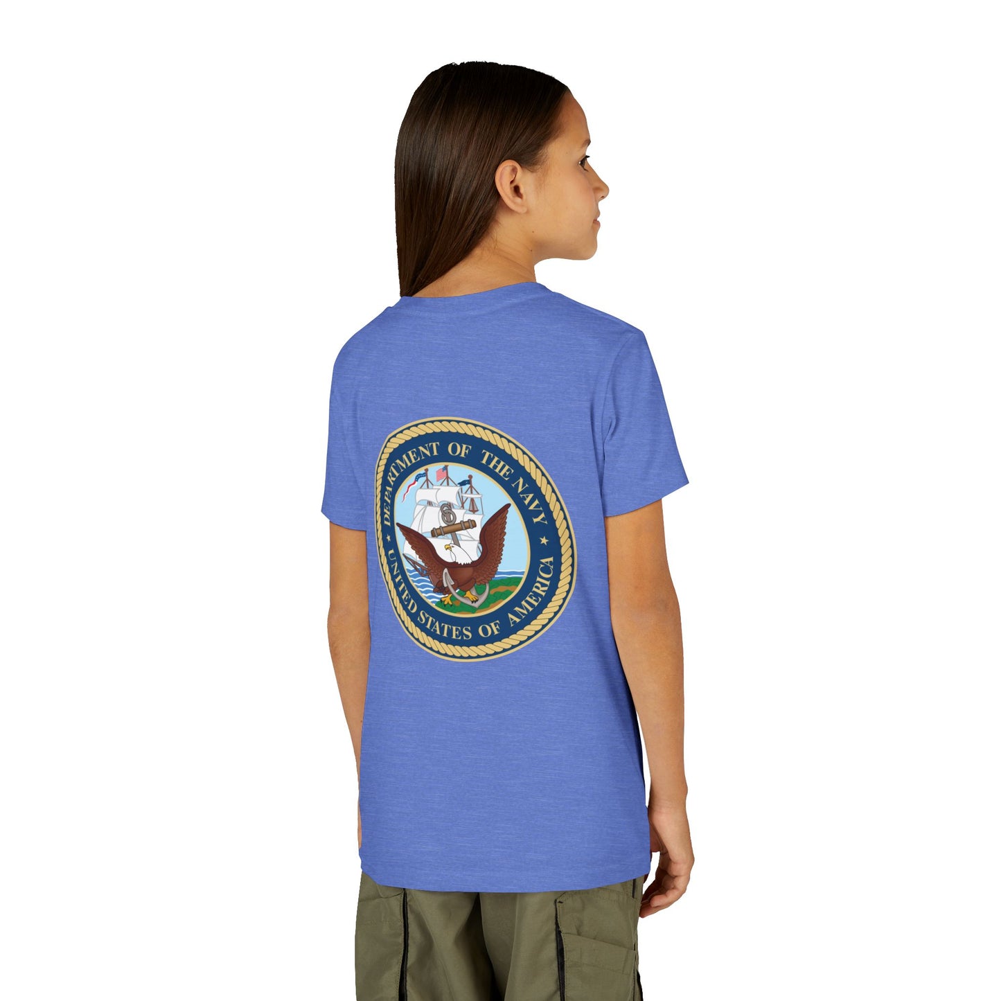 US Navy Youth Unisex Short Sleeve Crewneck Tee