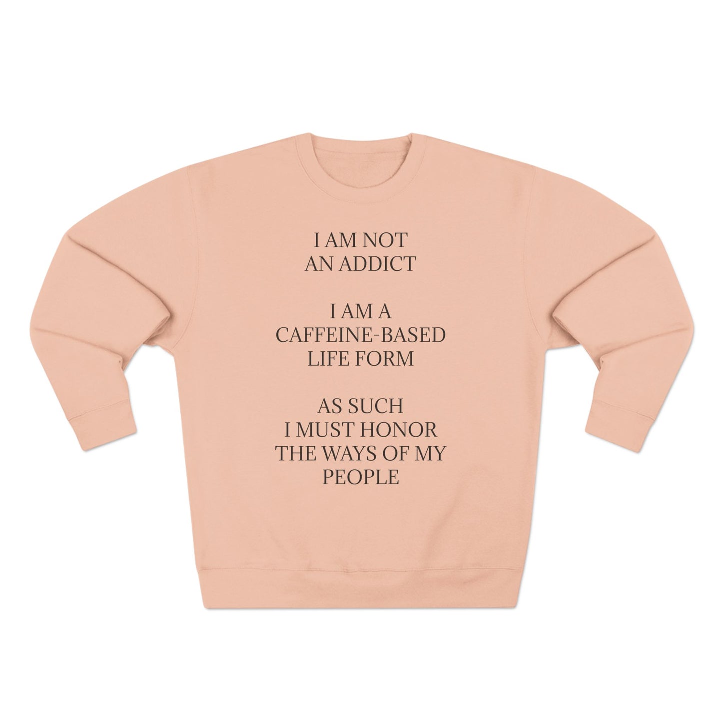 Not An Addict Unisex Crewneck Sweatshirt