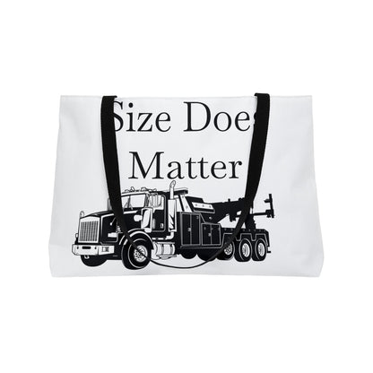 Size Does Matter Weekender Tote Bag