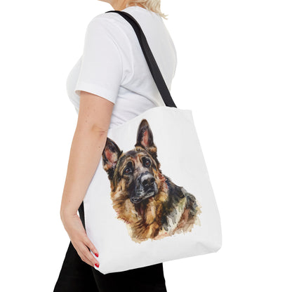 German Shepherd Head Tote Bag