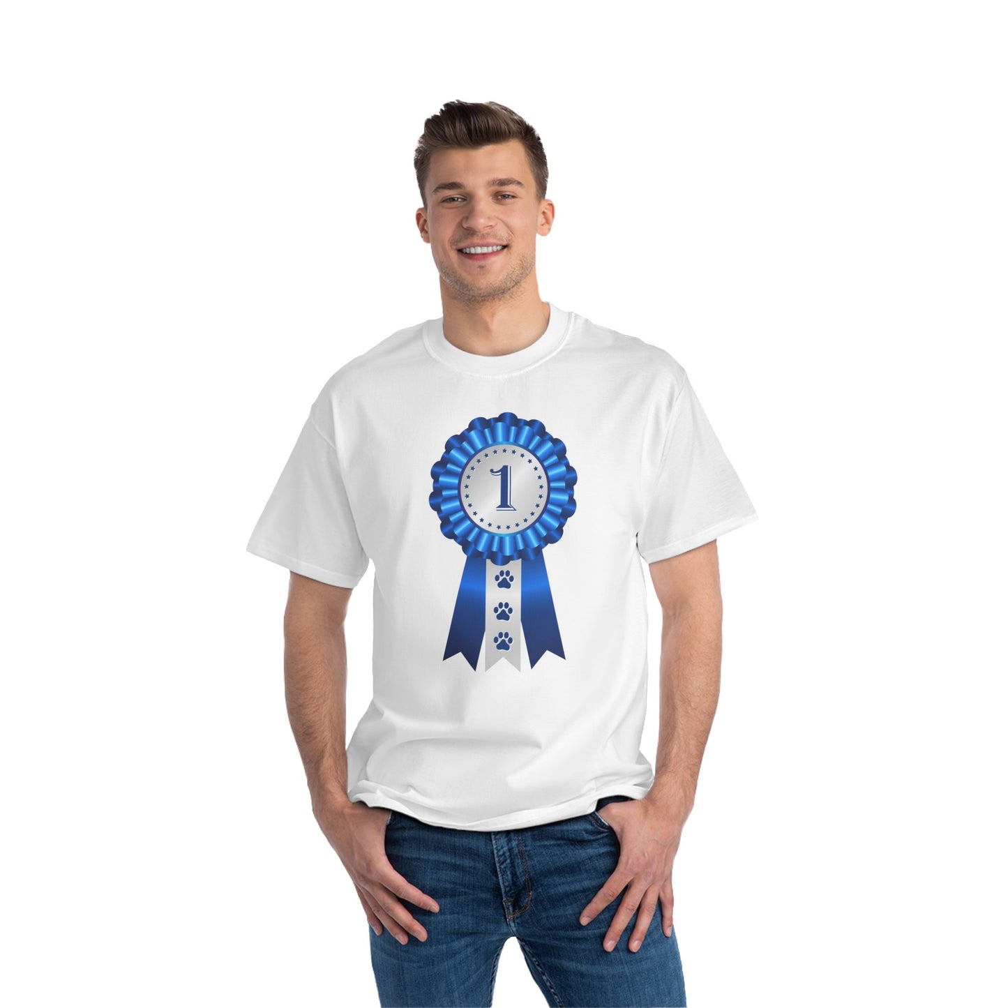 Show Ribbon Men's Short-Sleeve Crewneck Tee