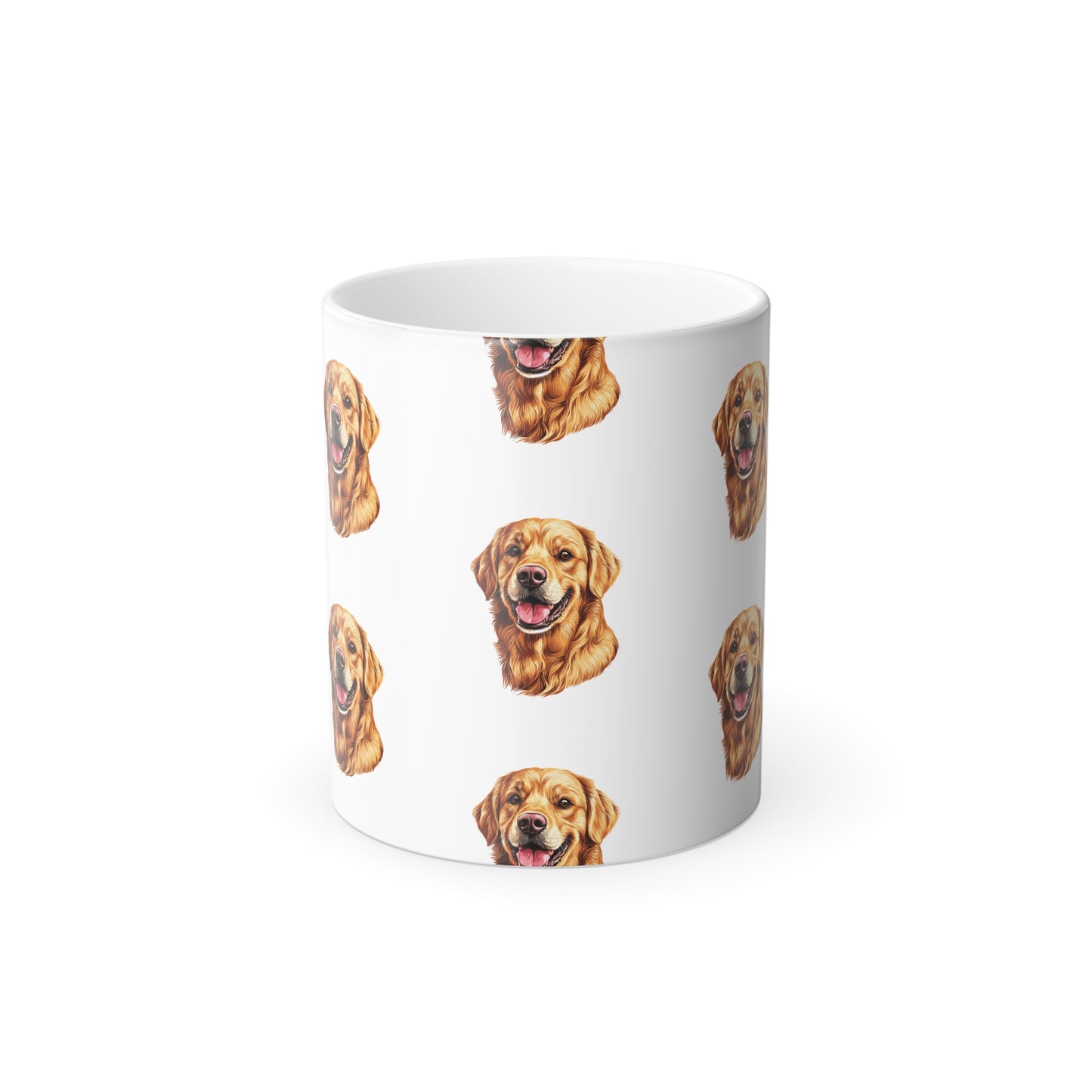 Golden Head Color Changing Mug