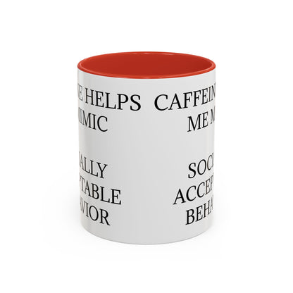Socially Acceptable 2-Tone Coffee Mug