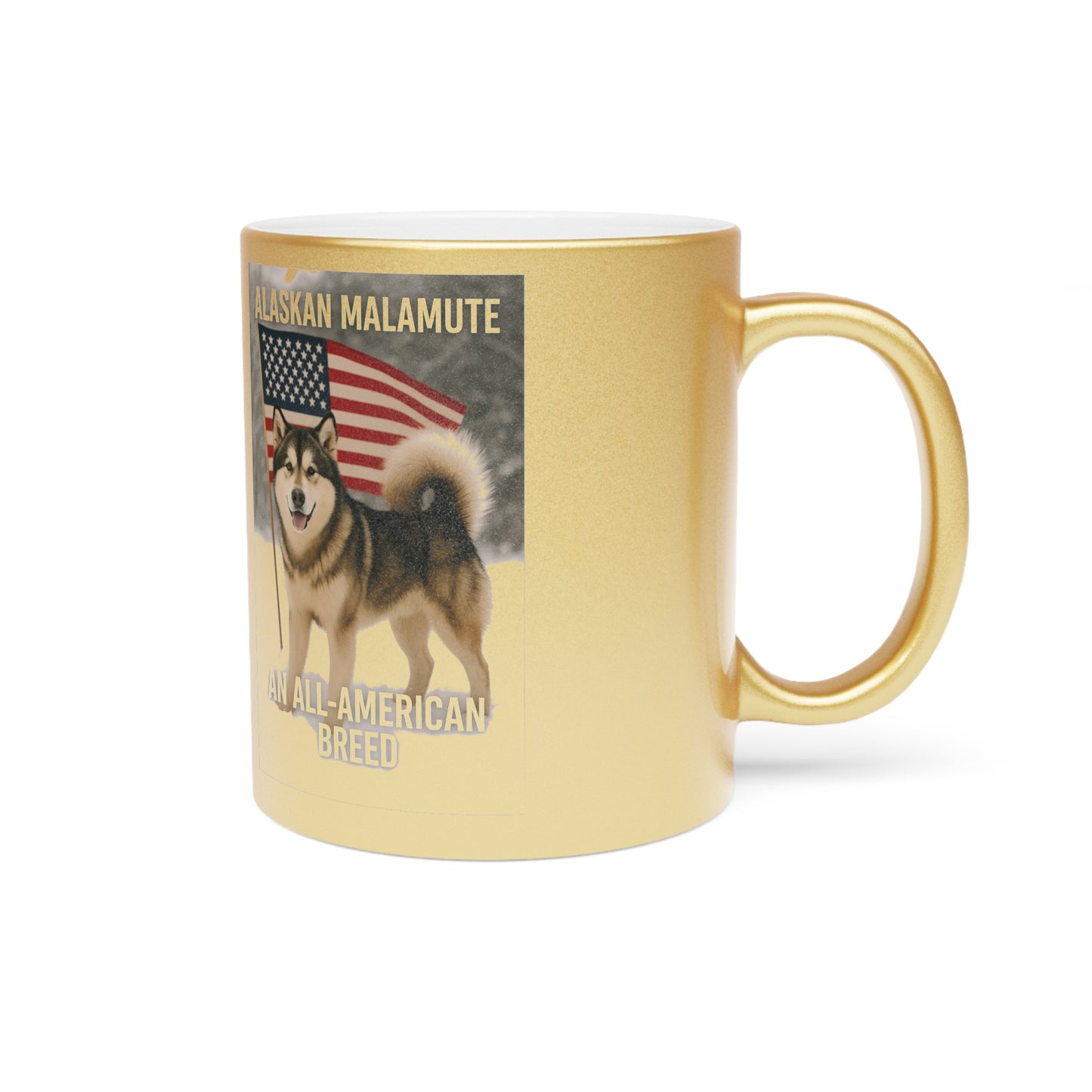 All-American Breed Metallic Coffee Mug