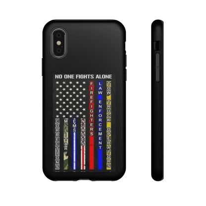 No One Fights Alone iPhone Case