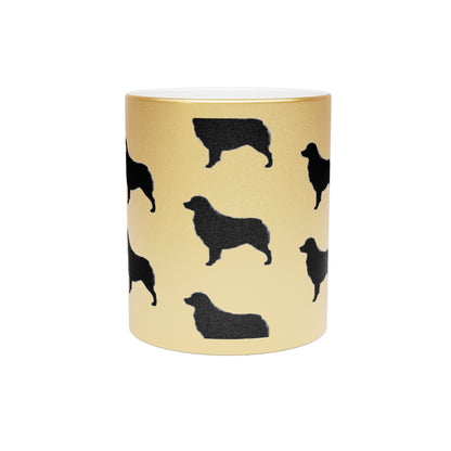 Aussie Silhouette Metallic Coffee Mug